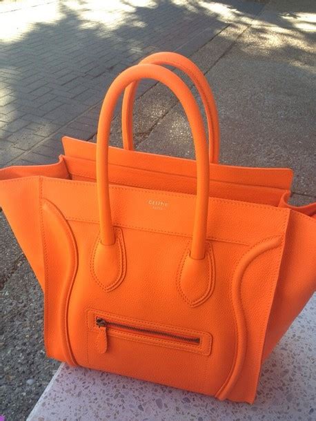 celine orange box bag|pre owned Celine bags.